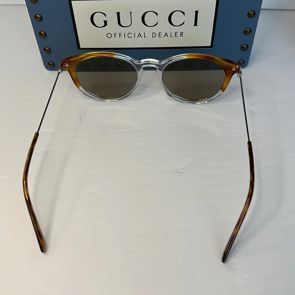 Authentic Gucci Eyewear GG1048s 004 round frame sunglasses